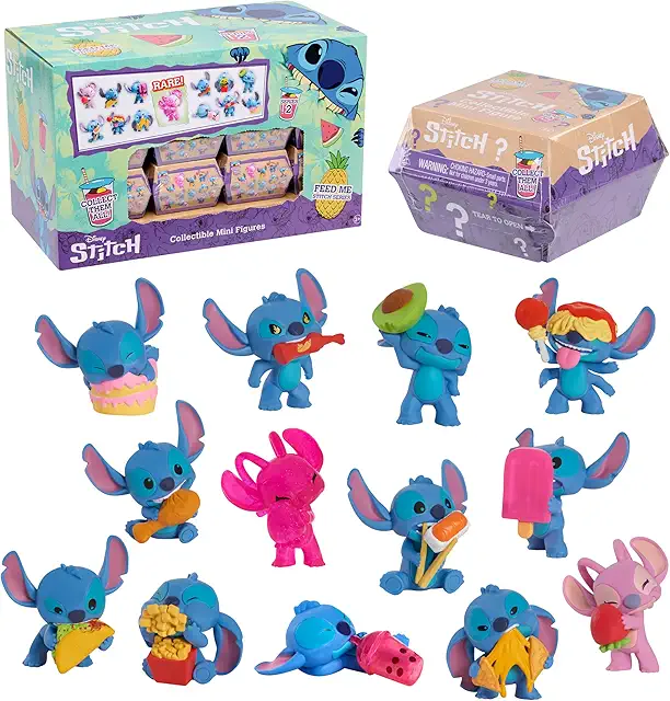 Figuritas de Stitch Coleccionables Disney - Caja Sorpresa de 5 cm para Niños