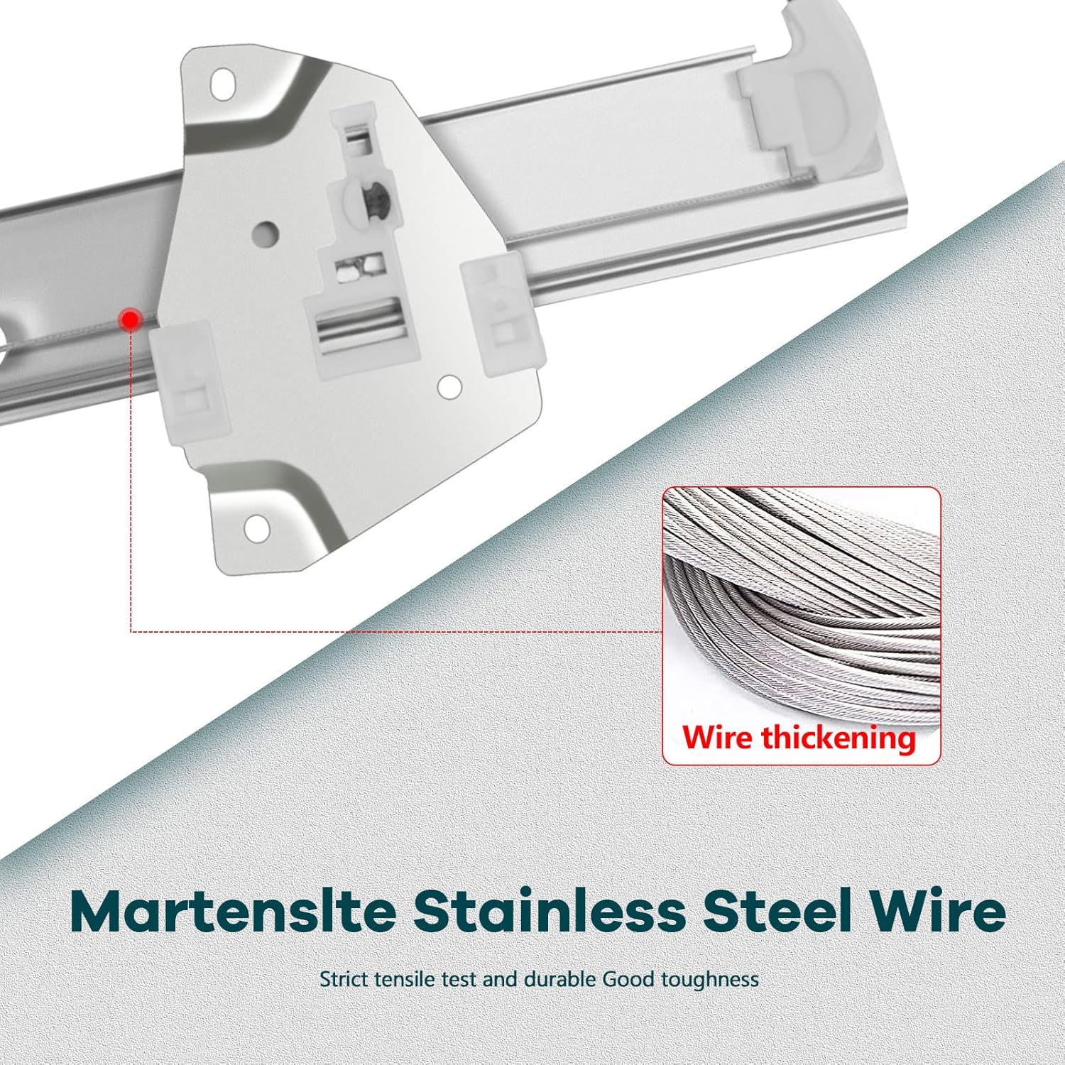 FINDAUTO Power Window Regulator Rear Right Passenger Side with Motor fits for Mitsubishi Endeavor for 2004-2008 2010 2011, MR565454,741-081