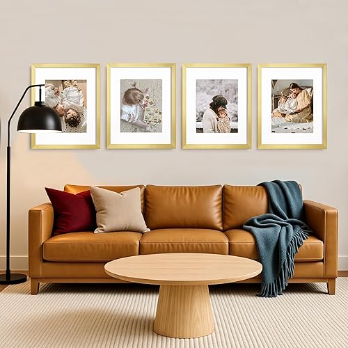 Vista 266 de eletecpro Juego de 10 marcos de fotos de 8.5 x 11 pulgadas, collage de fotos, decoración de pared, fotos de 5 x 7 con paspartú o de 8.5 x 11 Negro