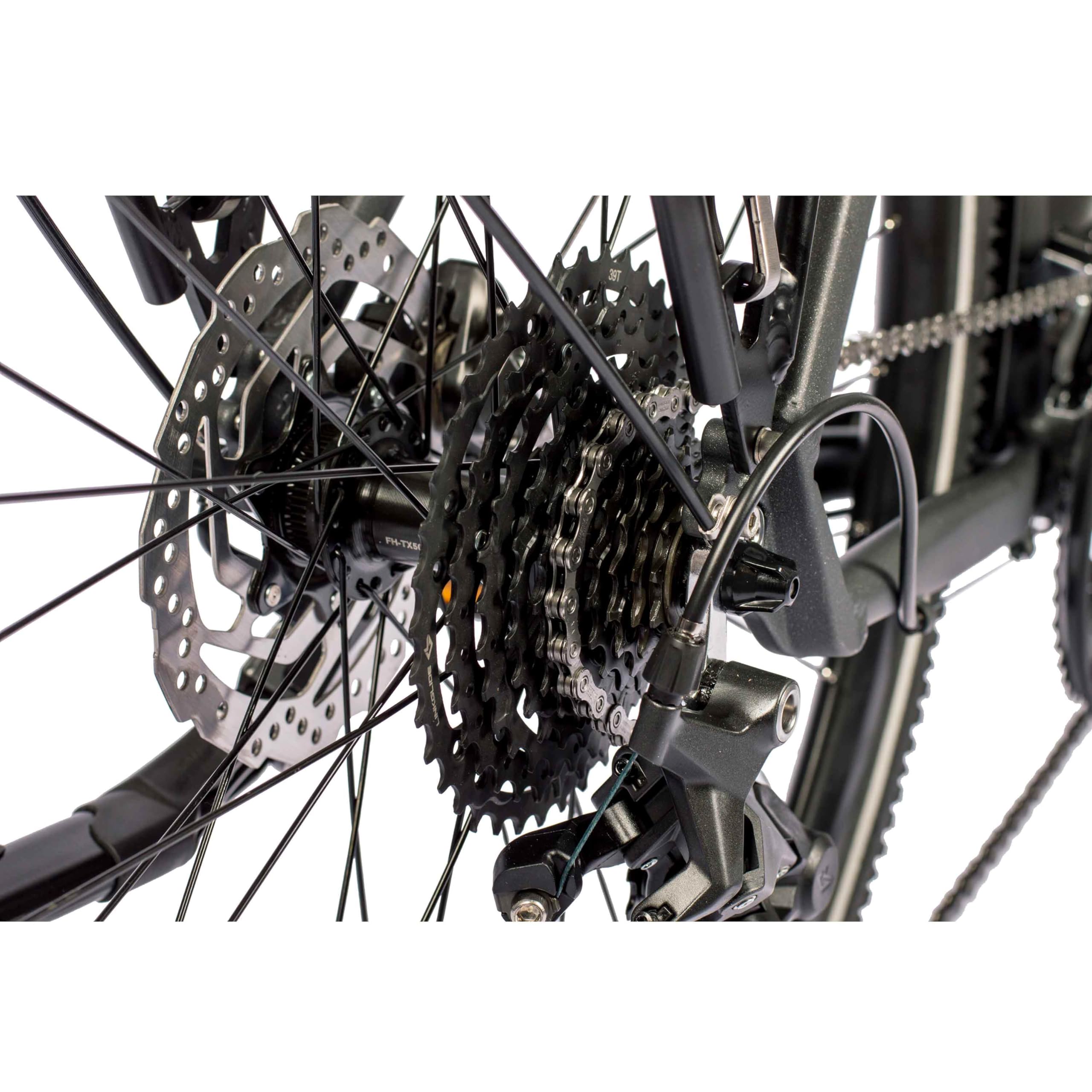 Airtracks Herren Trekking Fahrrad 28 Zoll Trekkingrad TR.2855-C 2x10 Gang Shimano CUES RD-U6020-10 Shadow Black Schwarz Rahmenhöhen 52cm 56cm Modell 2026