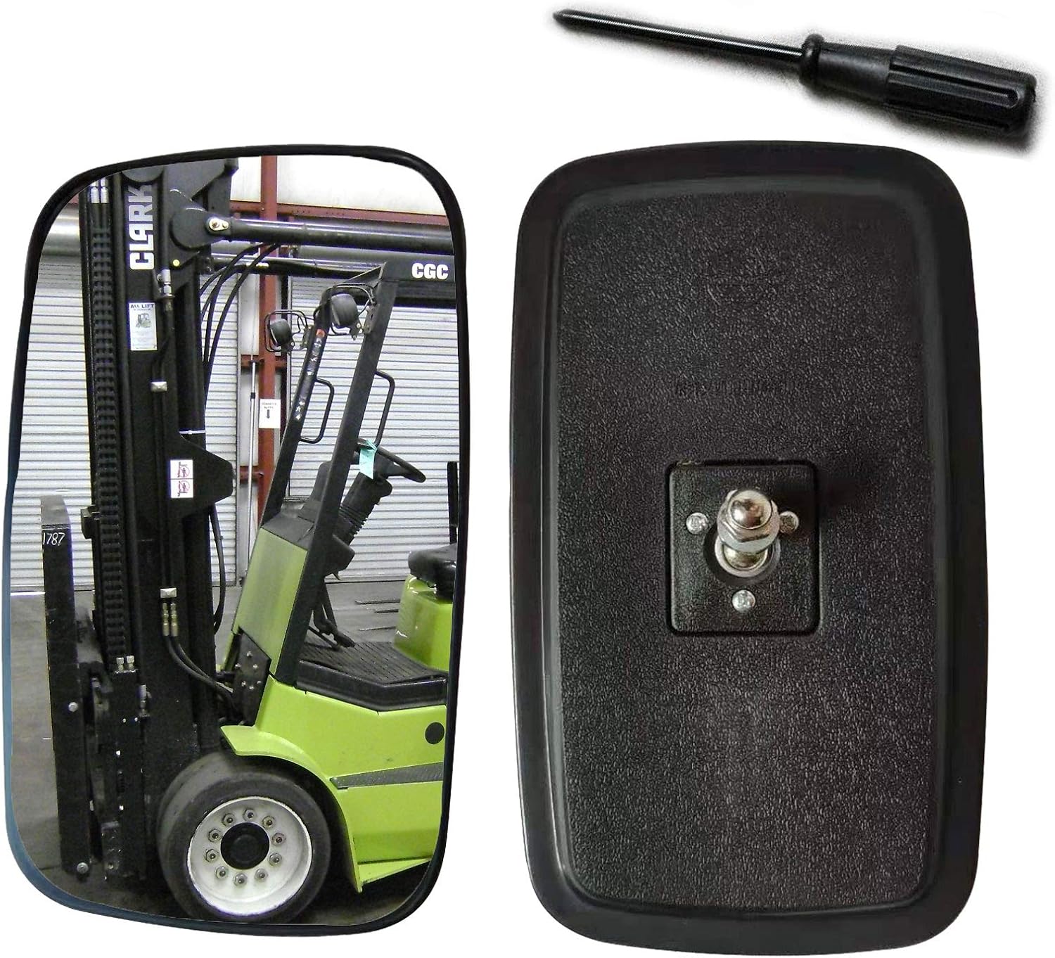 Forklifts Side View Mirror Rear View Mirror, Super Wide
