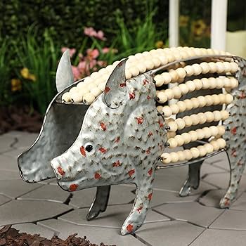 Amazon.com : Alpine Corporation ORS902HH Metal Pig with