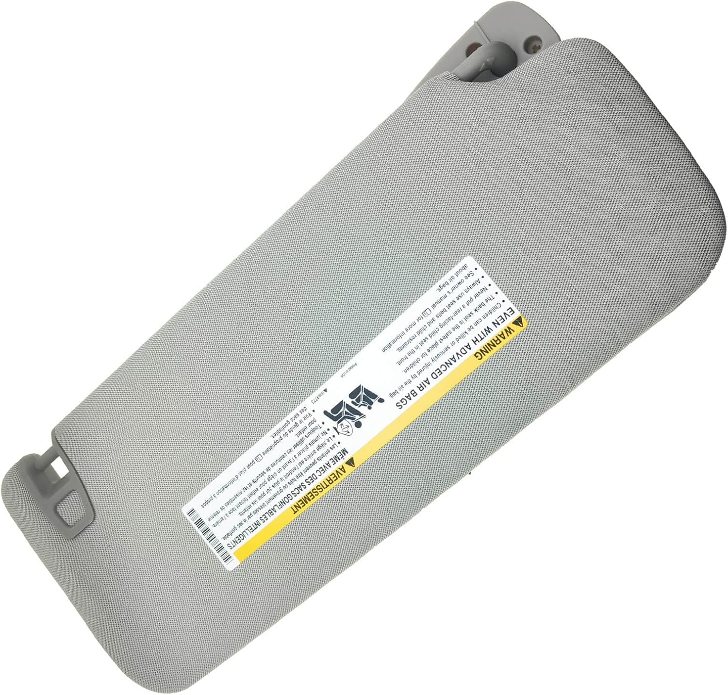 Left Driver Side Sun Visor with Lighted for Suburban Sierra 1500 2500 3500 Tahoe 2015-2019,Gray Automotive Sun Protection Visors Replace 23459655, 22870346, 23198866, 23459654, 84247192