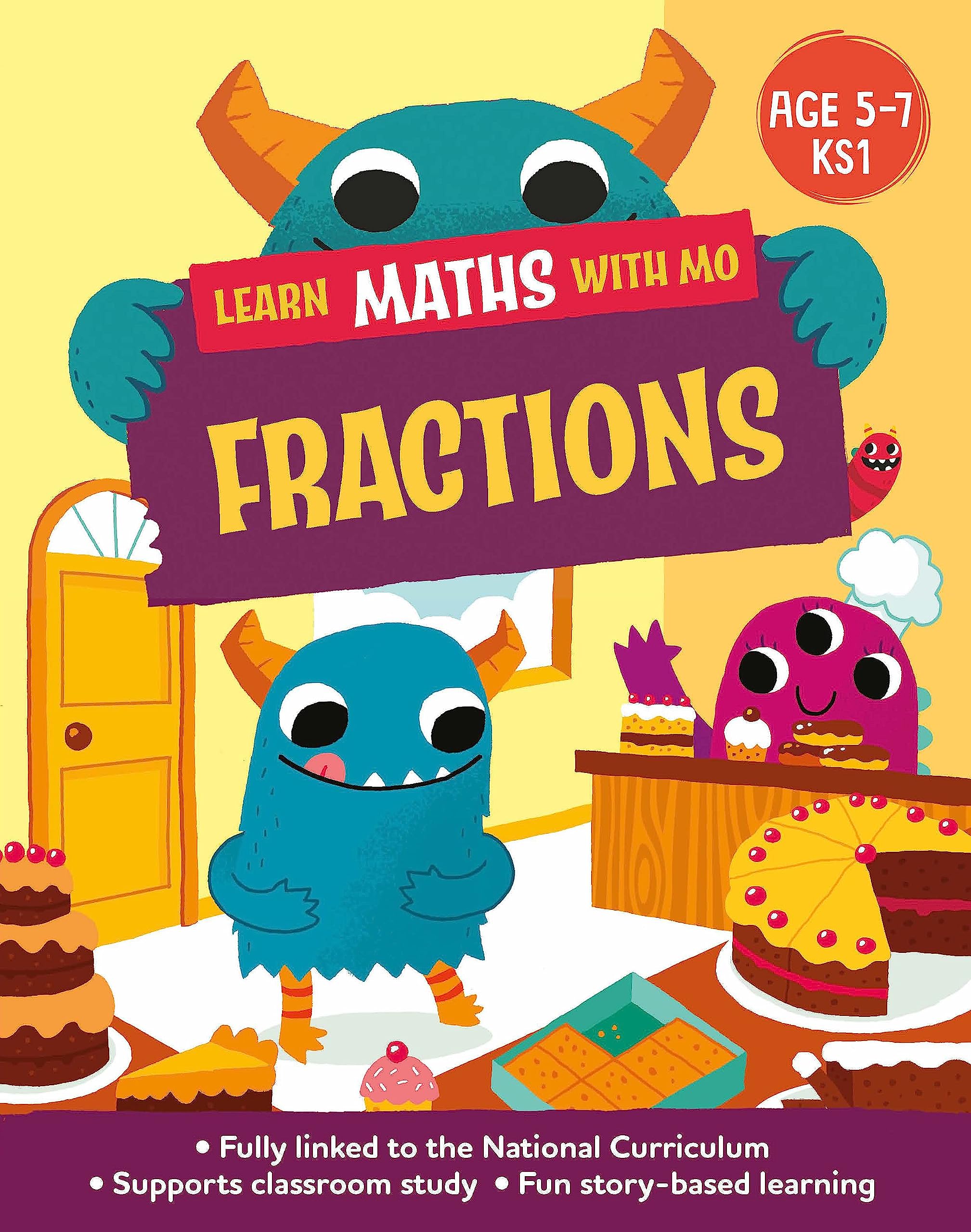Learn Maths with Mo: Fractions by Hilary Koll PAPERBACK 9781526319036