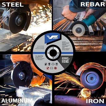 Cutting Wheel - 50 Pack Metal Cut Off Wheels 115 x 1.0 x 22.23cm Thin Cutting Discs for Angle Grinder with Aggressive Cutting for Metal and Stainless Steel