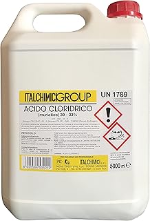 Ácido clorhídrico mural puro al 33%, 5 l, 1 unidad