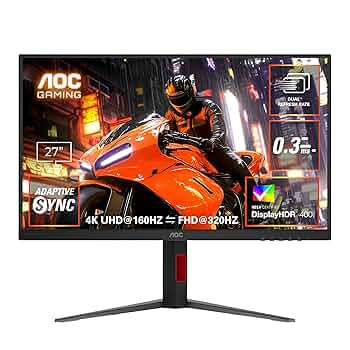 限定特価　AOC 144Hz対応 27型 ゲーミングモニター AOC エーオーシー AGON Pro ゲーミングモニター 27インチ