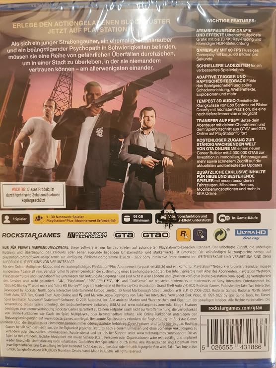 Grand Theft Auto V - PlayStation 5