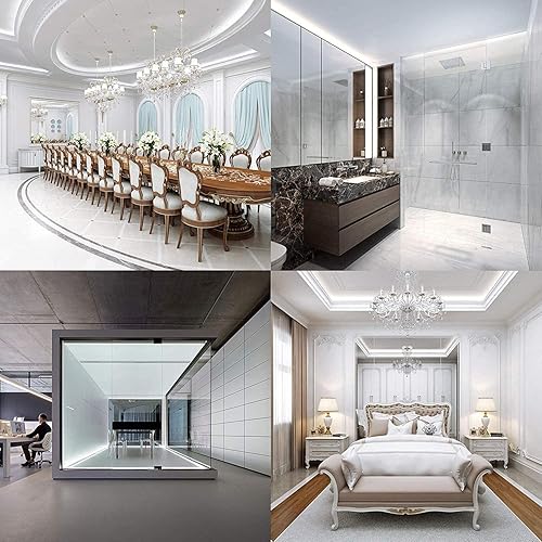 Miniatura 8 de WYZworks Cuerda de luz LED blanca fría de 150 pies, 1656 LED, iluminación exterior impermeable permanente para exteriores, funda de PVC, certificado