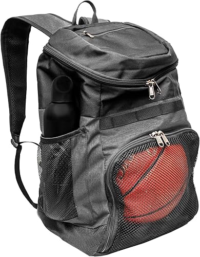 Miniatura 9 de Xelfly Mochila de baloncesto con compartimento para pelotas