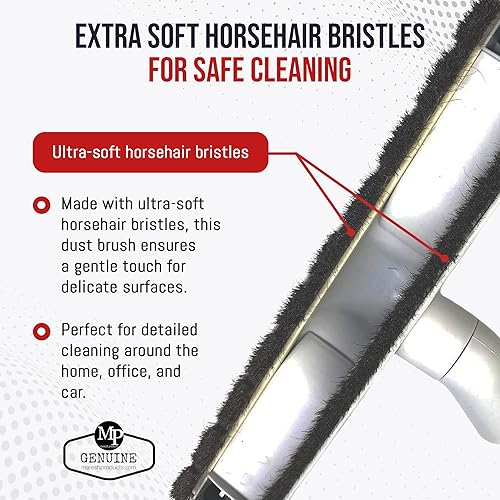 Miniatura 3 de Genuine MP - Partes de aspiradora Soft Touch Deluxe o Central Vac, cepillo para suelos desnudos y de madera, o para polvo de pared. Cerdas de pelo