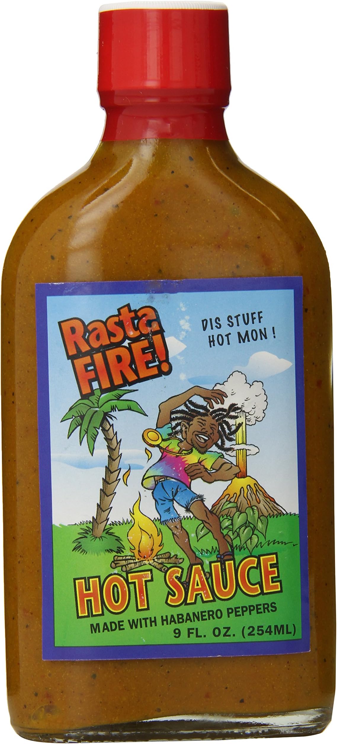 Rasta Fire Hot Sauce, 9 Ounce