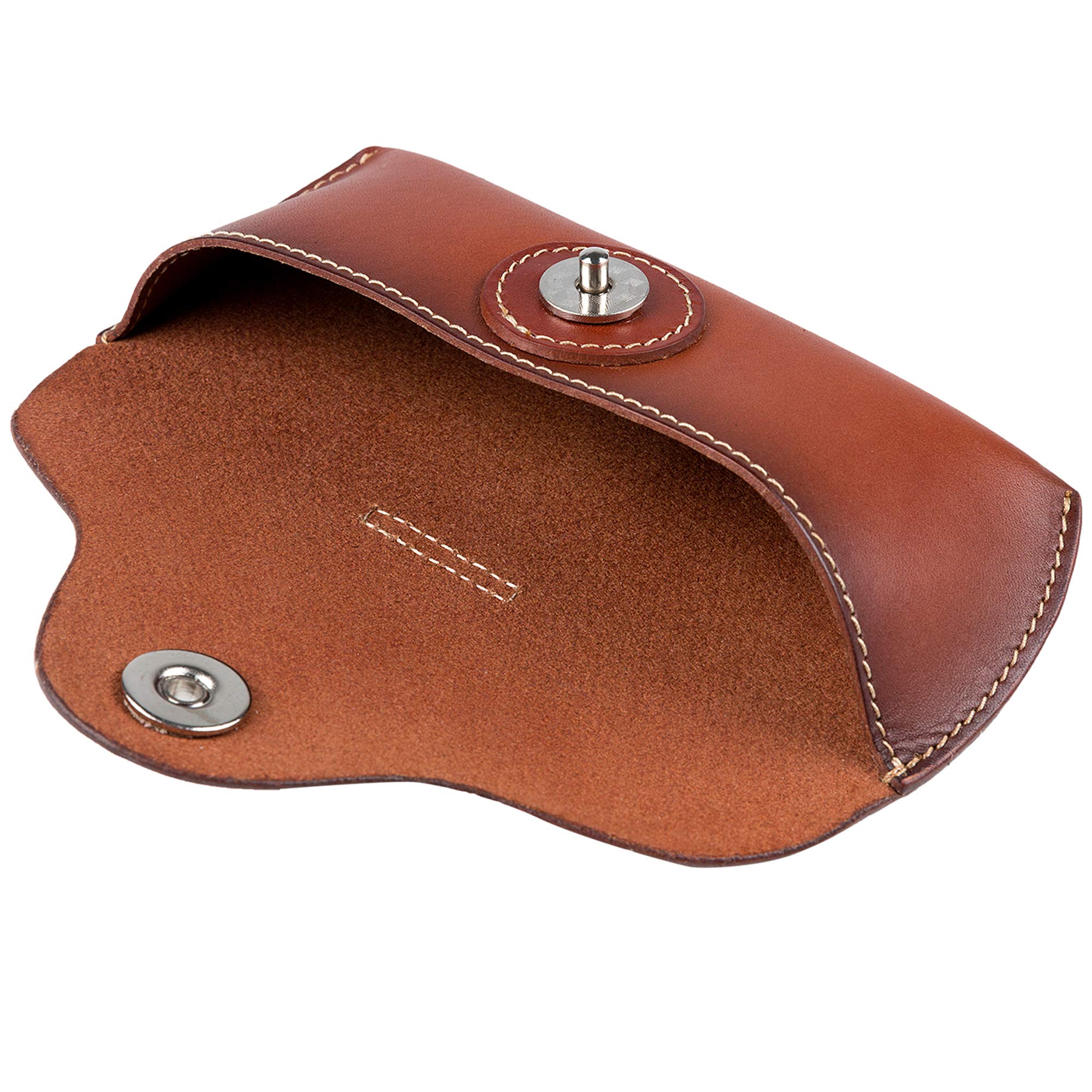 ZLYC Unisex handgefertigtes hartes Leder Kollektion Brillenetui Sonnenbrillenetui