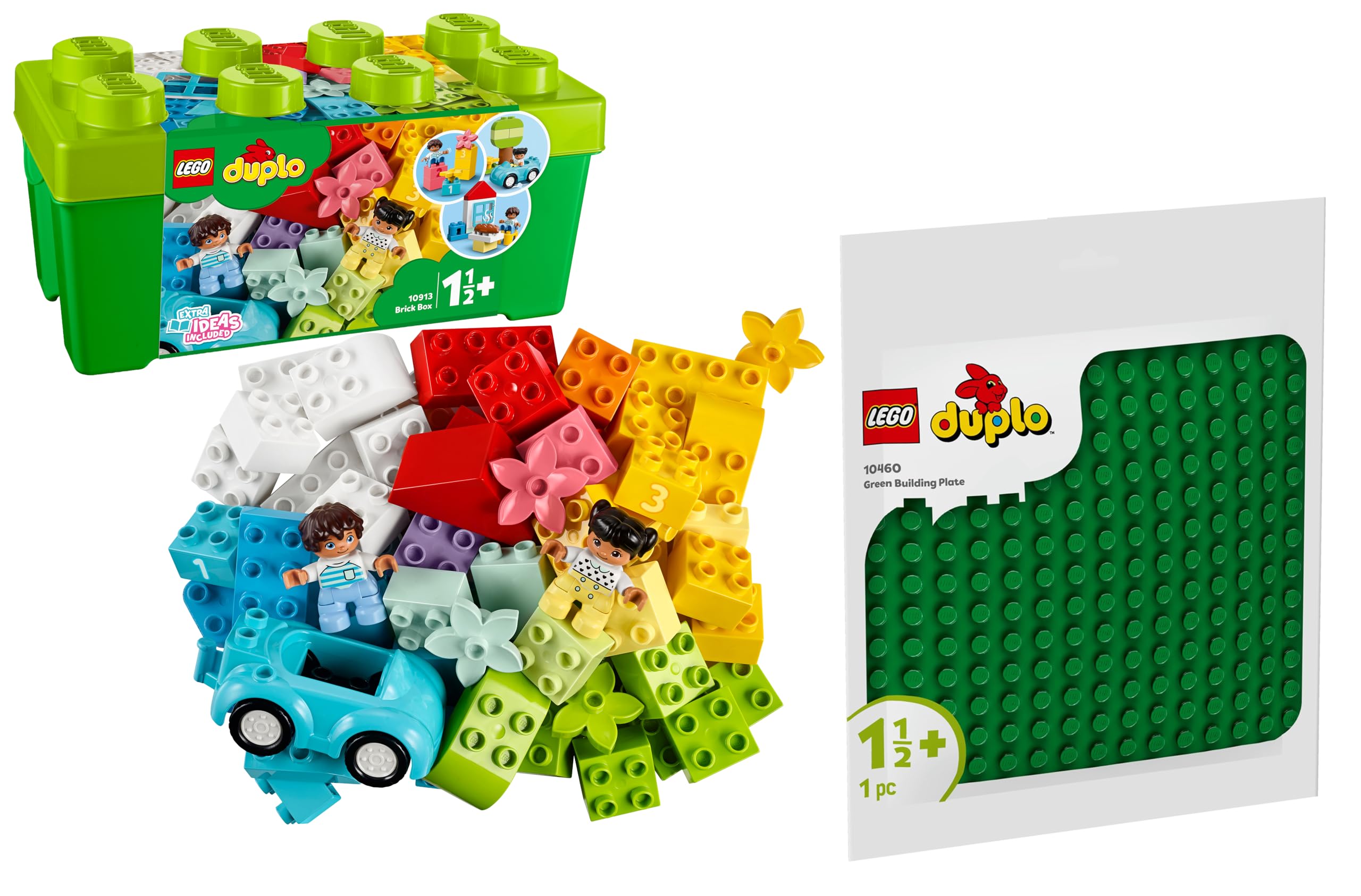 Lego DUPLO - Set di 2 mattoncini da costruzione per bambini a partire dai 18 mesi in su
