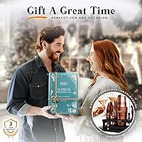 Vista 7 de BARE BARREL® Mixology Bartender Kit Bar Set Juego de coctelera de 16 piezas Herramientas de mezcla de Martini Barware para el hogar Incluye 35