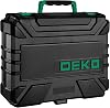 Tool Kit: DEKO Drill Set with Cordless Drill, Tool Kit Set Box, DIY Hand Tools for Men and Home, with 8V Electric Drills,126 Piece (Green)
