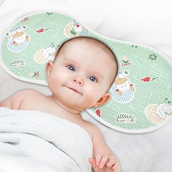 Farm Animals Pattern Baby Burp Cloths for Newborn Baby Boys and Girls, Soft Absorbent Cotton Muslin Burp Clothes Set