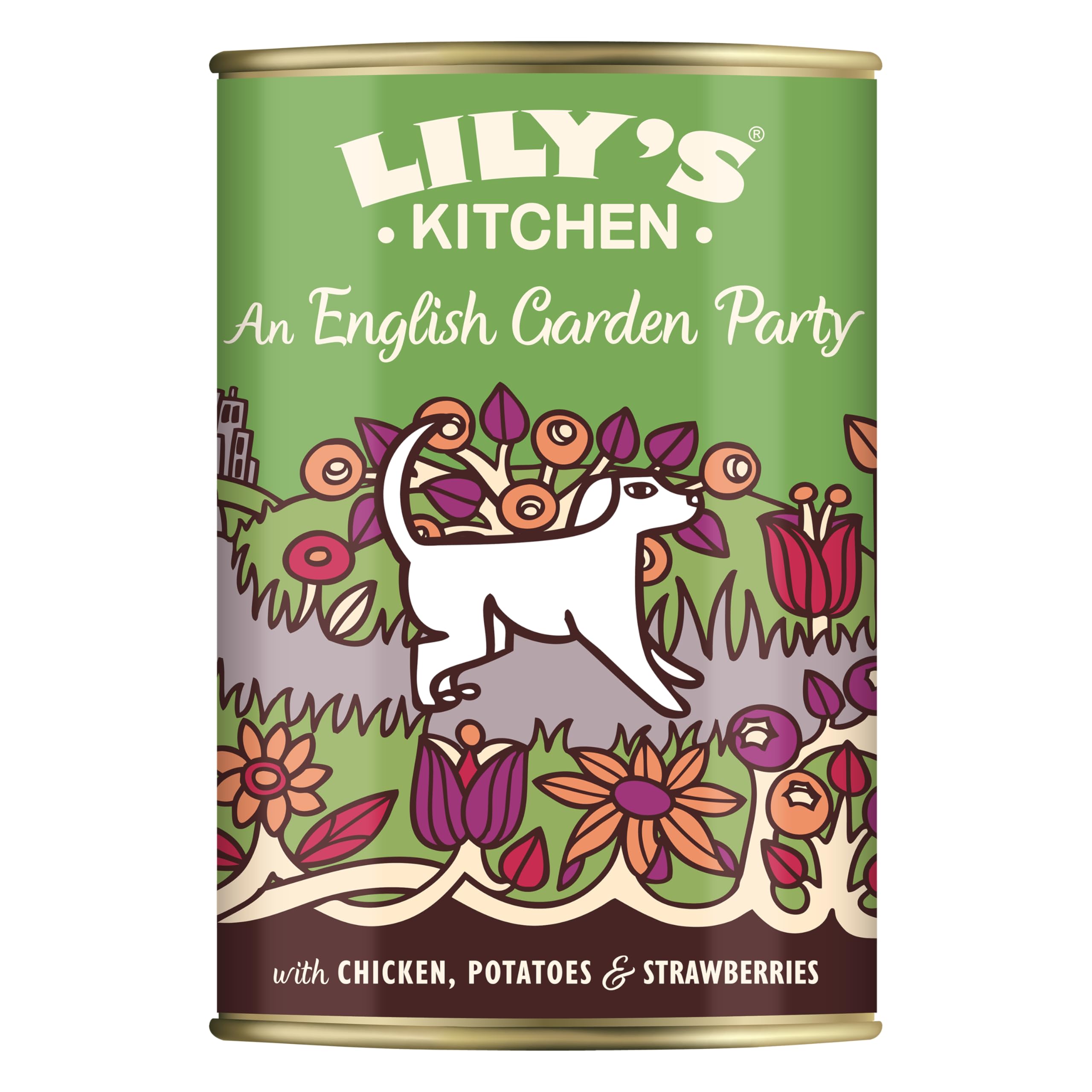 Lily's Kitchen Adult English Garden Party Complete Wet Dog Food (6 X 400 G)