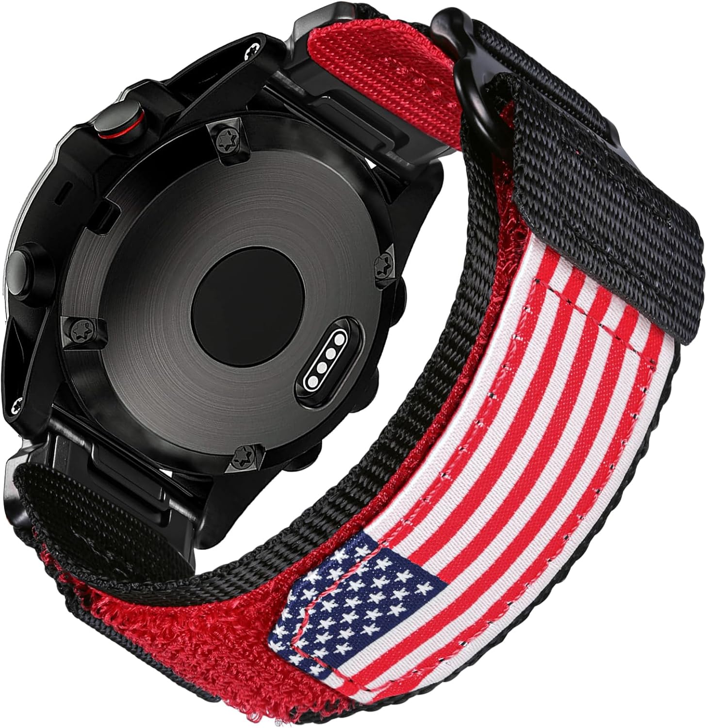 Compatible With Garmin Watch Band, Super Rugged Nylon Sports Strap With Woven Loop Design For Fenix/Forerunner/Approach/MARQ/Quatix/D2 Series, Tough Replacement Band For Men Women