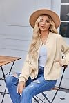 ZEAGOO Bomber Vestes Femmes Varsity Casual Légèreté Automne Mode Bouton Down Short Outerwear avec Poches