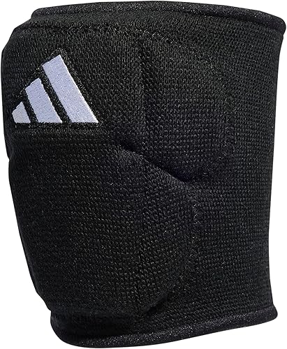 Adidas Unisex-Adult 5-Inch Volleyball Kneepads, Black/White, Medium