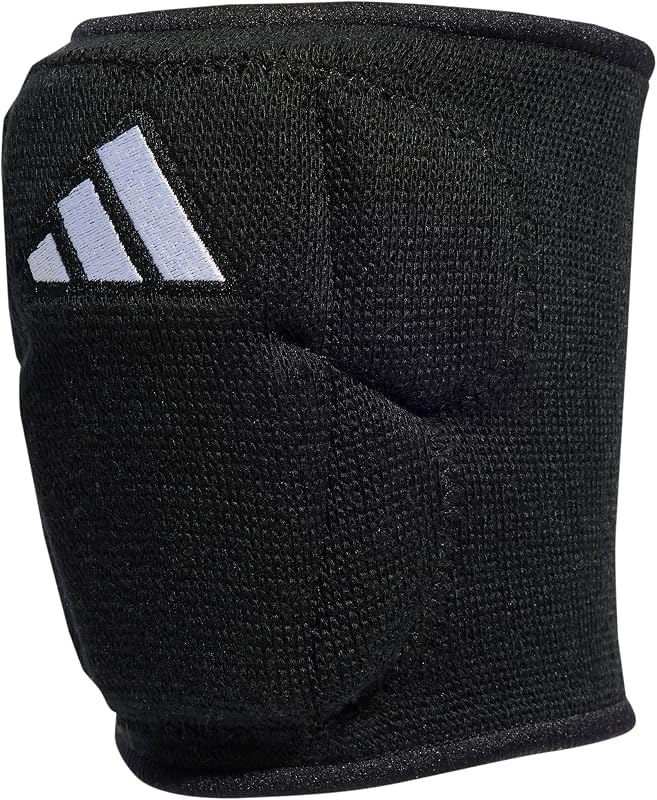 Adidas Unisex-Adult 5-Inch Volleyball Kneepads, Black/White, Small