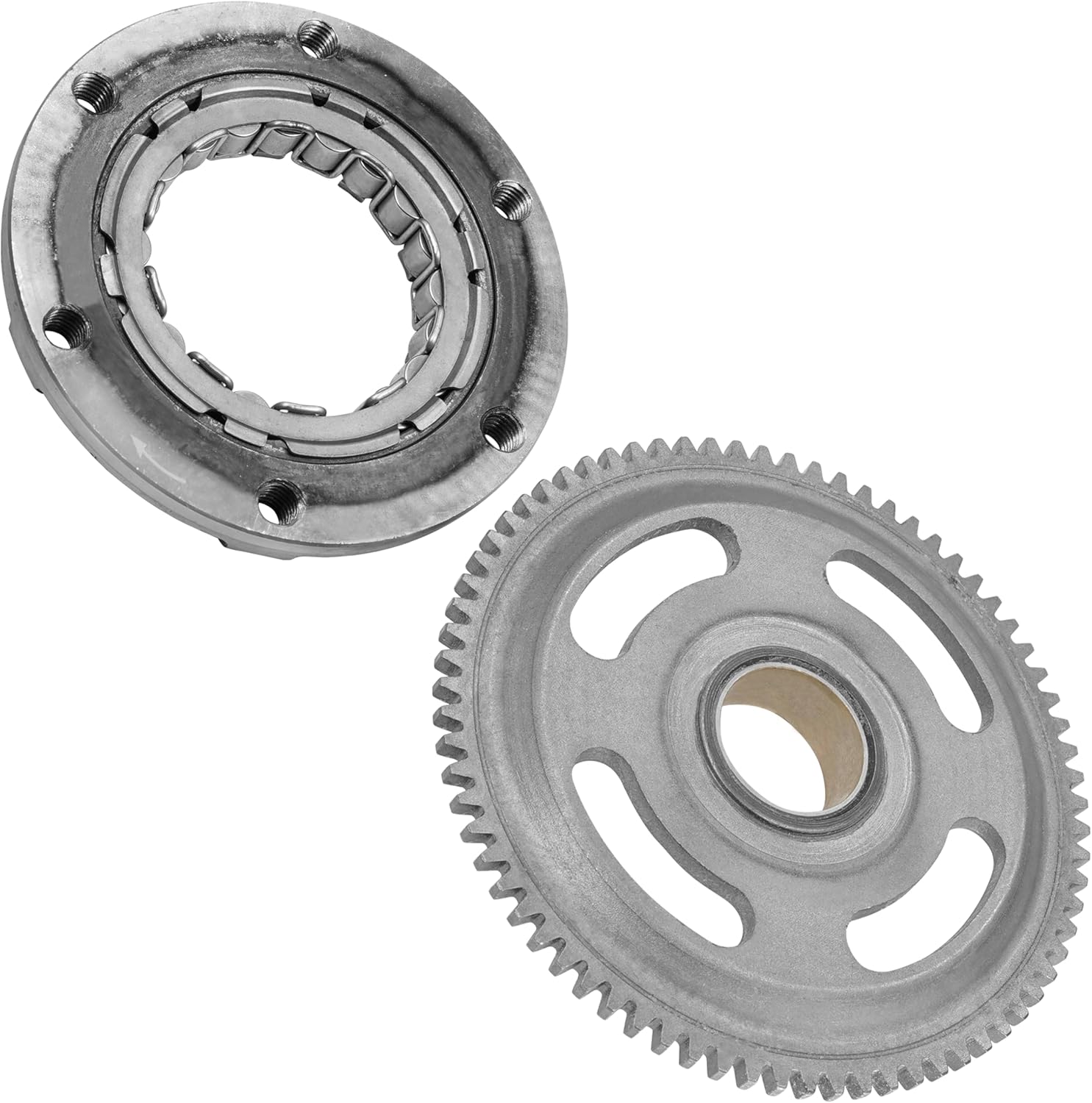 Caltric Starter Clutch And Idler Gear Compatible with Kawasaki Teryx 750 Krf750 4X4 2008-2012