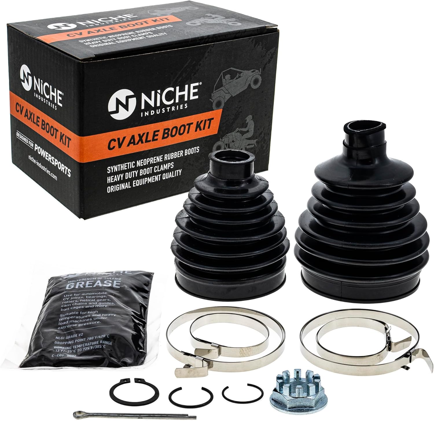 NICHE CV Axle Boot Kit for Honda 2017-2021 Pioneer 1000 1000-5 SXS1000M3 SXS1000M5 UTV (Rear Left)