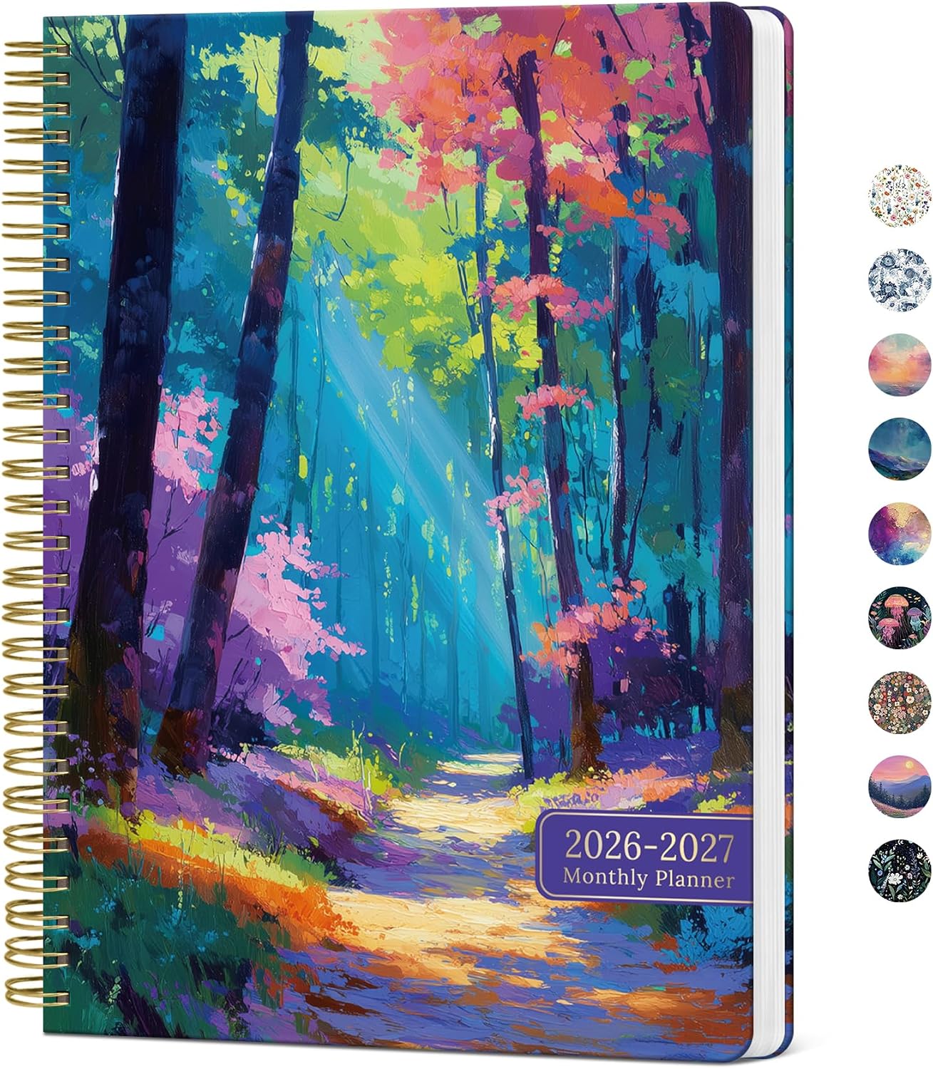 Monthly Planner 2026-2027, 18-Month Aesthetic Calendar, Jul 2026-Dec 2027