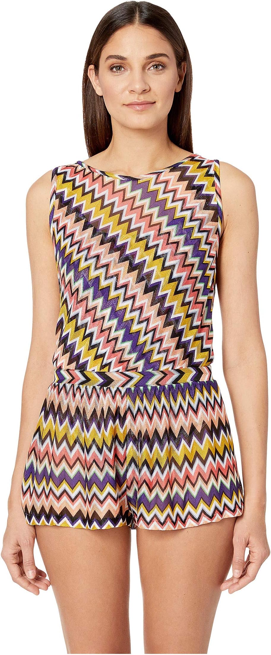 Iconic Zigzag Jumpsuit Cover-Up