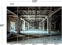 Vista 71 de Papel tapiz de pared para guardería infantil de bosques de acuarela coloridos, 137 x 100 pulgadas