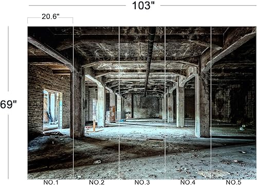 Miniatura 71 de Papel tapiz de pared para guardería infantil de bosques de acuarela coloridos, 137 x 100 pulgadas