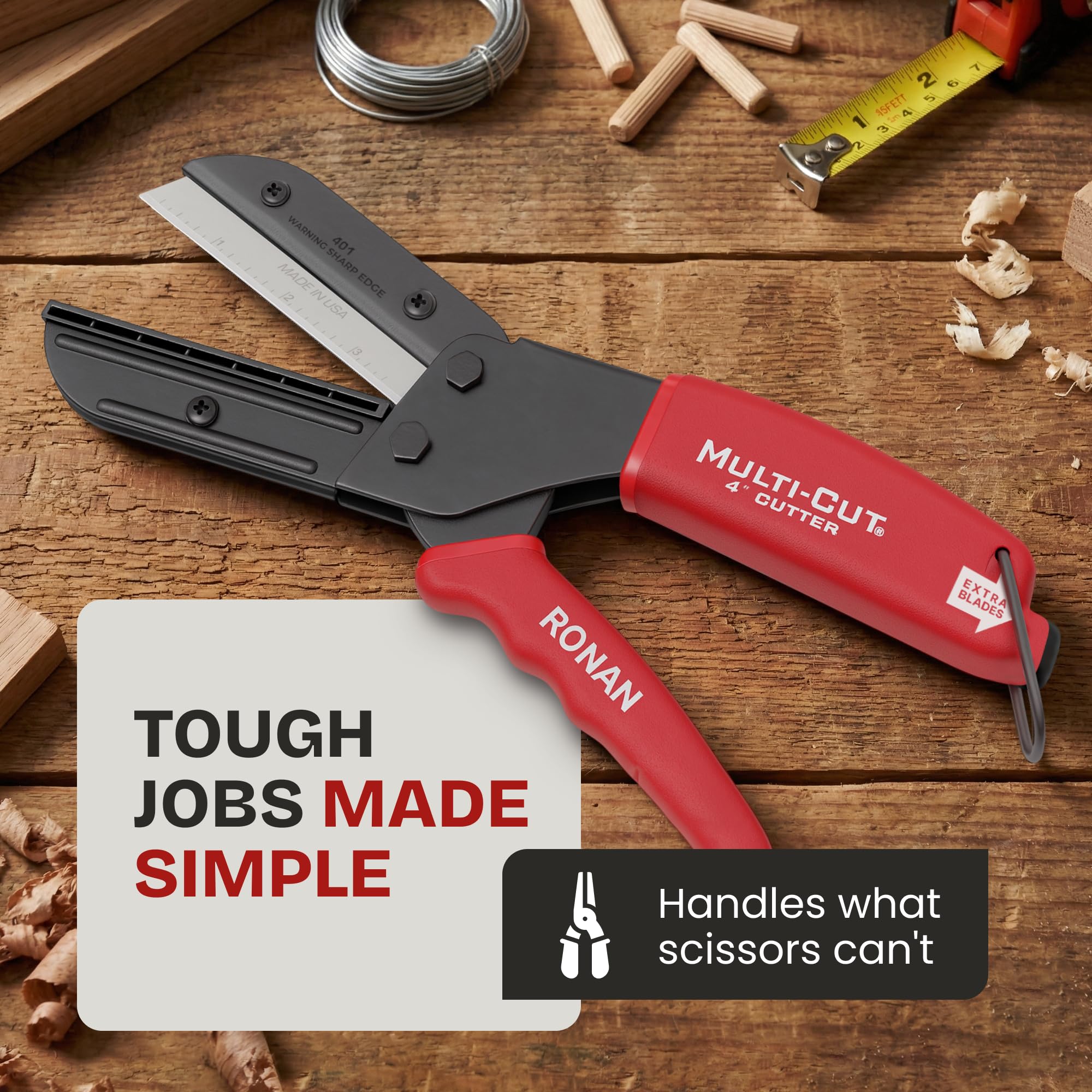 Multi-Cut Scissors: Cut Wood, Leather & More -2 Multi-Cut Scissors: Cut Wood, Leather & More -2