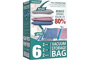 Space Saver Vacuum Storage Bags: Goodbye Bulky Storage!