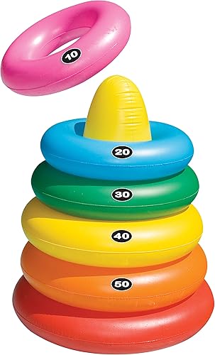 Swimline Giant Ring Toss Game Multicolor, 46-34inx54in
