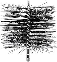 Vista 1 de Midwest Hearth Cepillo de limpieza de chimenea de alambre cuadrado (cuadrado de 6 pulgadas) fabricado en EE. UU