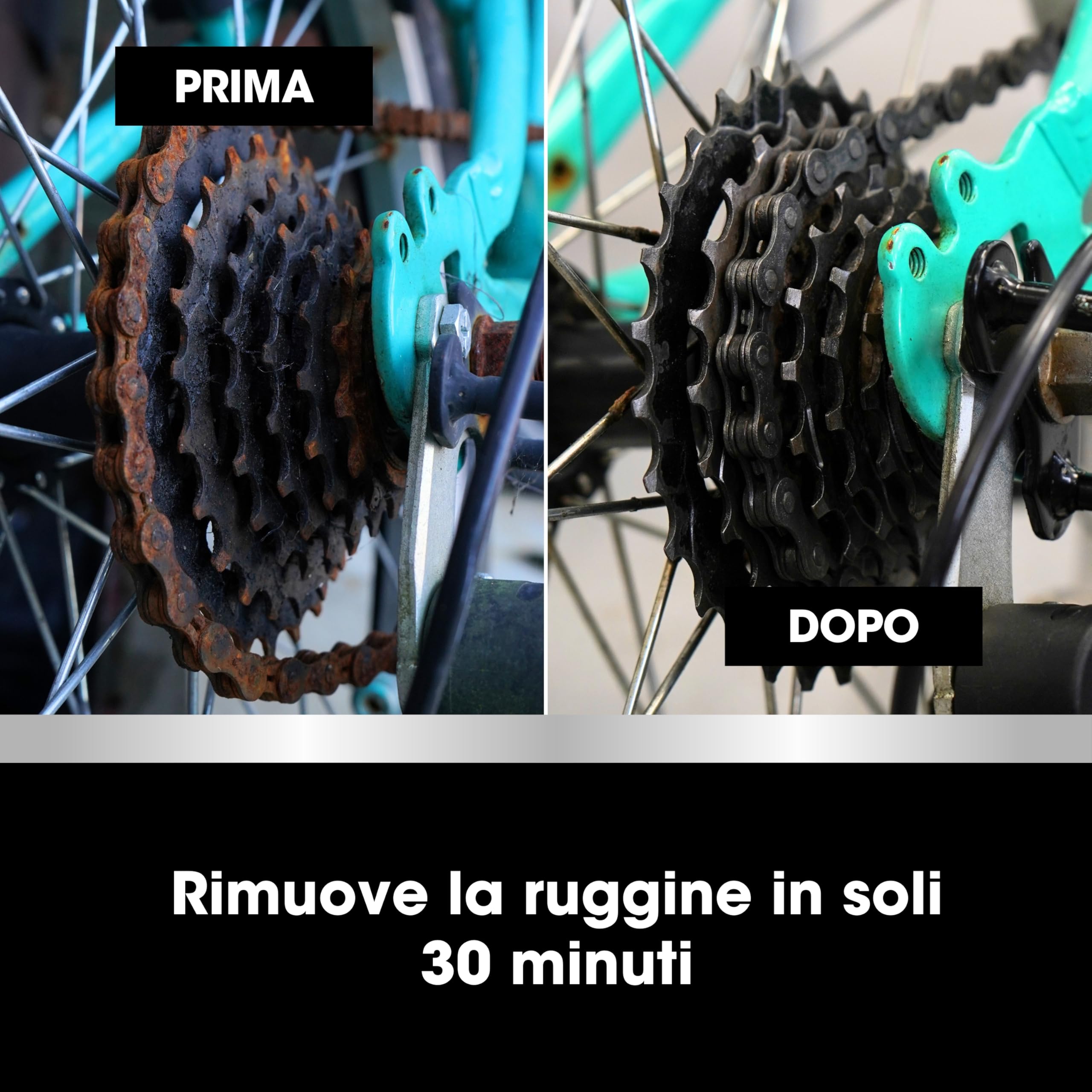 Furniture Clinic Rimozione ruggine per metallo – Liquido Dip Deruster – 1 litro – Trattamento efficace di rimozione, sicuro per tutti i metalli – facile da usare, soluzione resistente