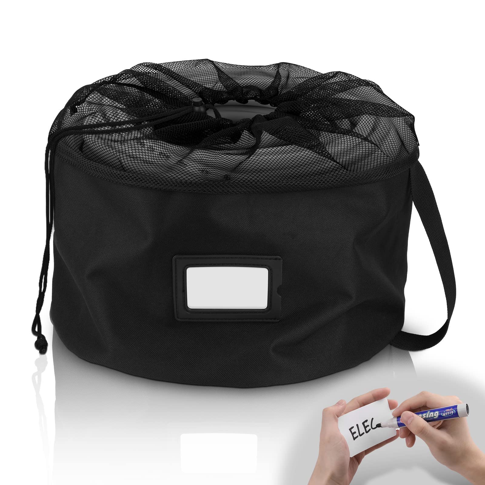 TERRIFI RV Hose Storage Bag with Editable Card, Waterproof RV Hose Organizer Bag, RV Storage Bag for Electrical Cords, Fresh Water Hoses, Sewer Hoses, Electrical Cords and Accessories 1 Pack