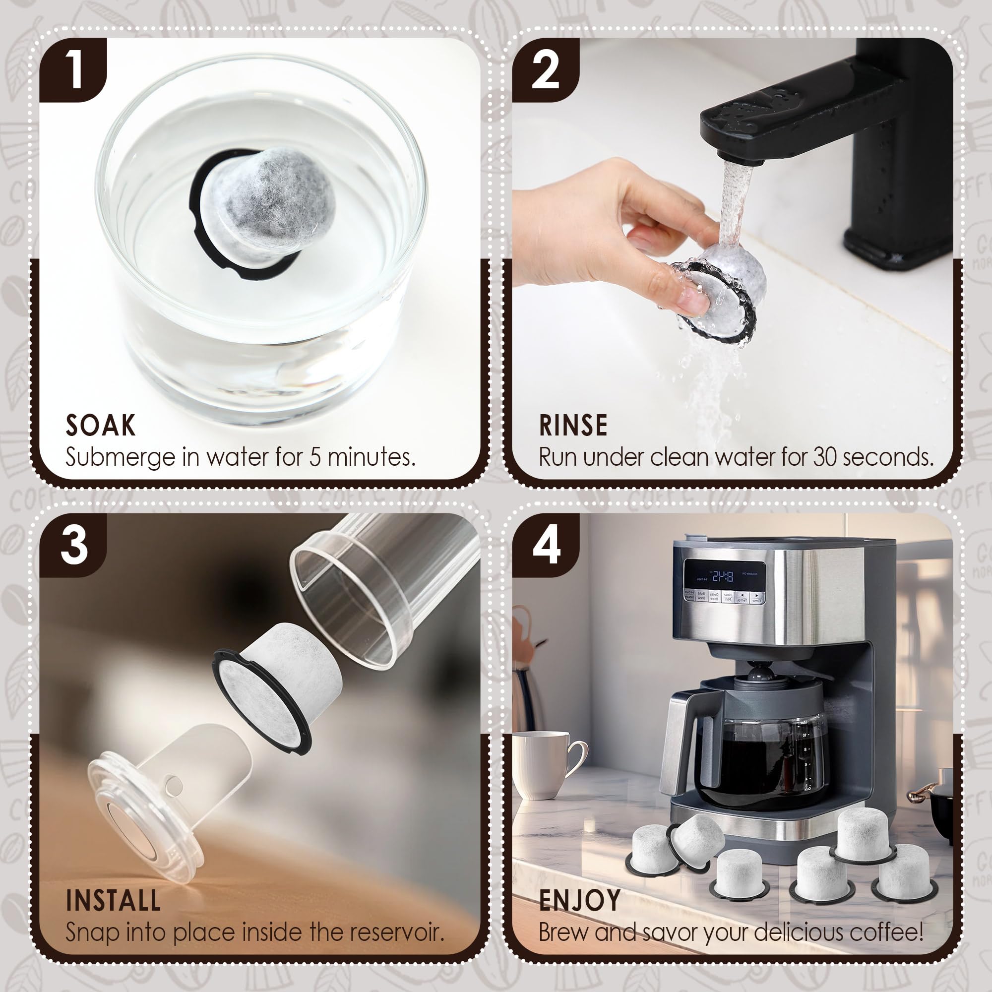 Qualirey Coffee Filters - Richer Coffee! -5 Qualirey Coffee Filters - Richer Coffee! -5
