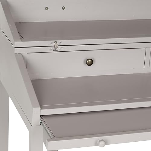 Miniatura 5 de Safavieh American Homes Collection Wyatt - Escritorio gris Gris (Quartz Grey),Negro -,Oak,Blanco,https://www.amazon.com/dp/undefined