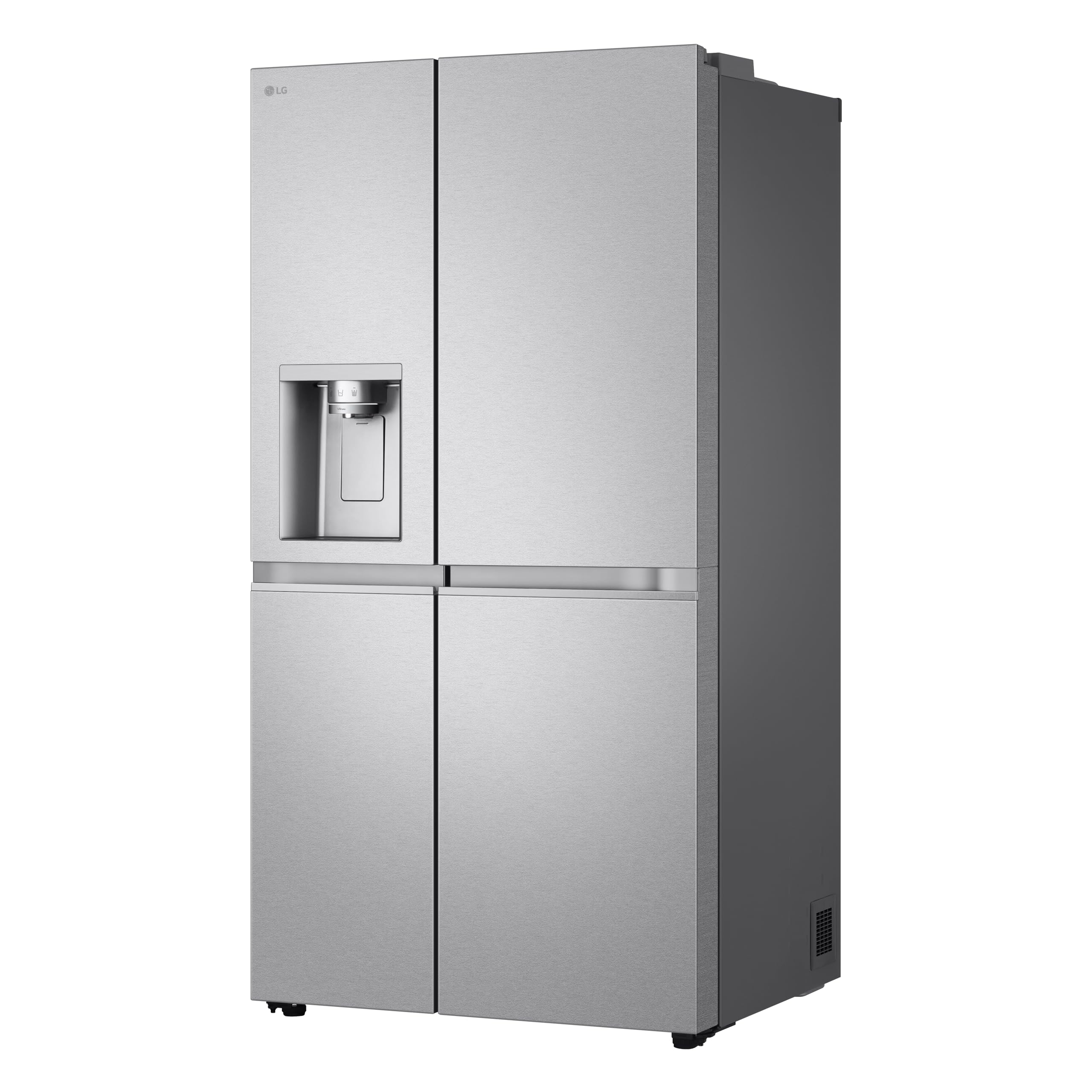 LG GSLE91MBAC Frigorifero Americano Side-by-Side, Classe C, Frigorifero No Frost, 628L, Wi-Fi, Tecnologia Door&Linear Cooling, Fresh Converter, Dispenser Senza Allaccio, UVnano, Metal Sorbet