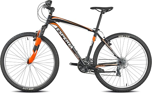 Esperia 108200U Portland, Bicicletta Uomo, Nero/Arancio, M : Amazon.it:  Sport e tempo libero
