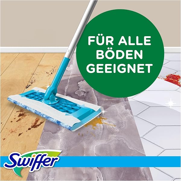Swiffer Floor Mop Refill Pack, Moist Floor Wipes with Citrus Fresh Fragrance, Pack of 60, for Quick and Easy Cleaning of Hard Floors - 5
