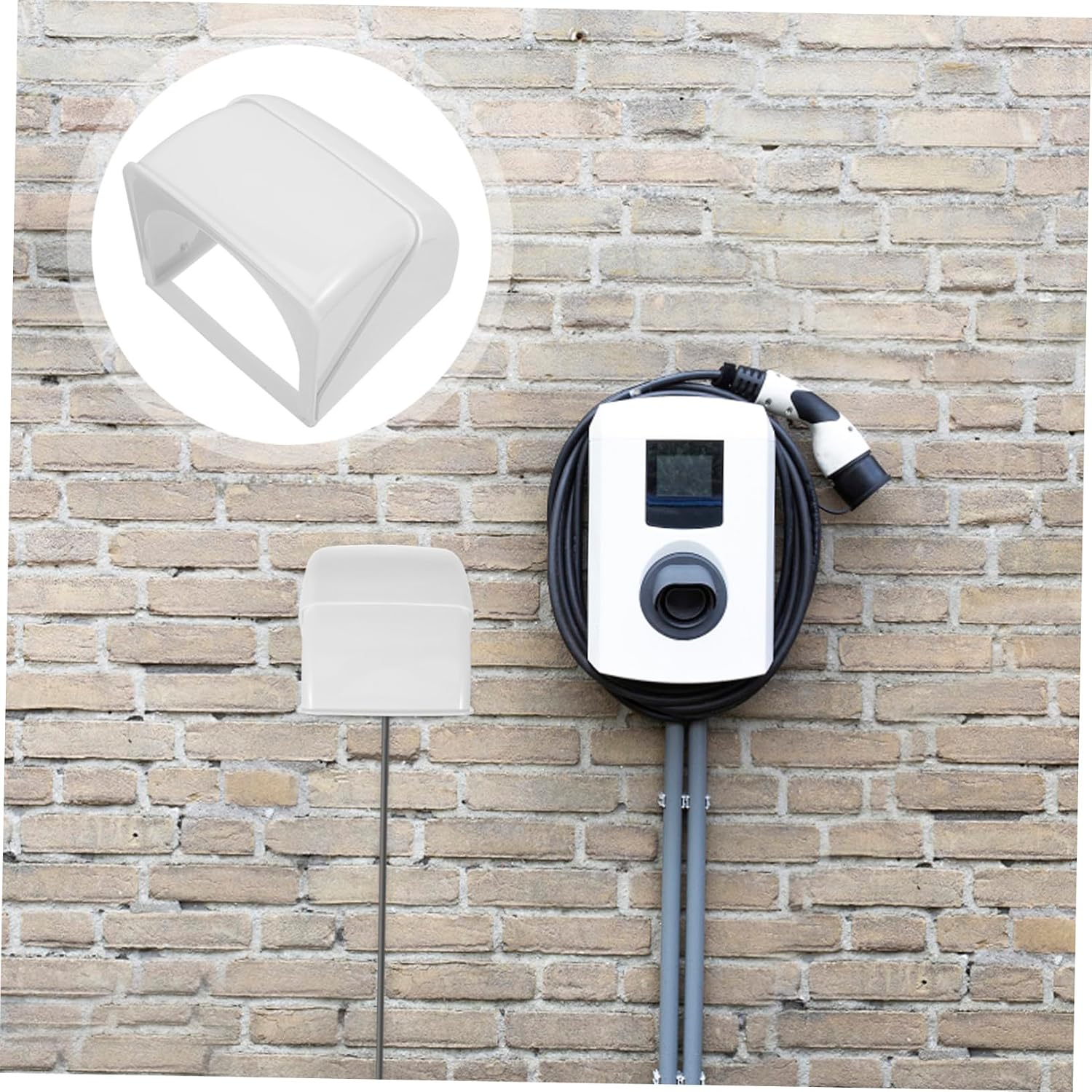 PartyKindom 5pcs Electric Socket Covers Wall Outlet Protectors Plug Protectors for Bathroom Kitchen Garden Office