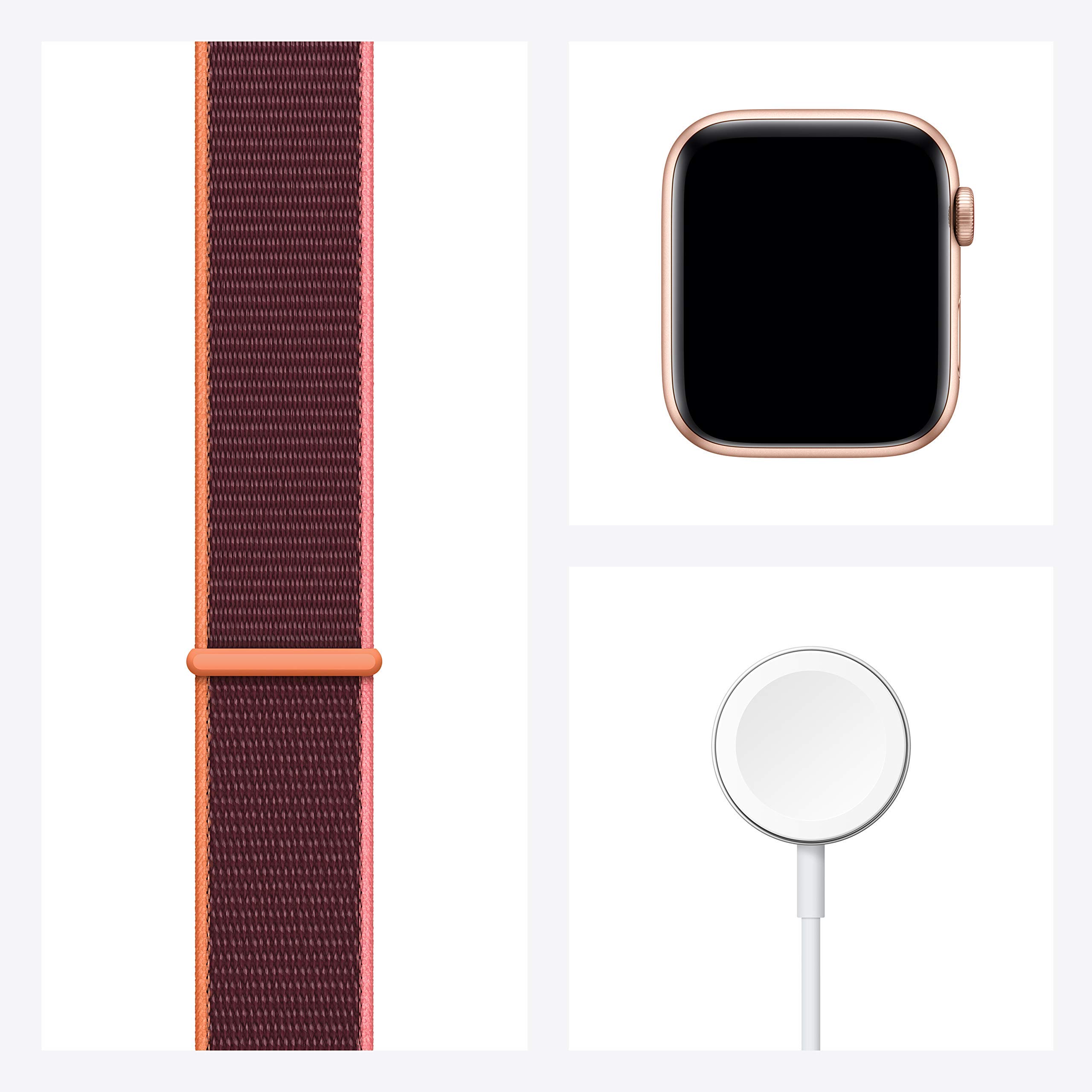 Amazon.com: Apple Watch SE GPS Cell 44mm Gold Alum Case Plum