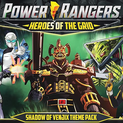 Miniatura 5 de Renegade Game Studios Power Rangers Heroes of The Grid Shadow of Venjix paquete temático Expansión, nuevas cartas y jefes, estudios de juegos