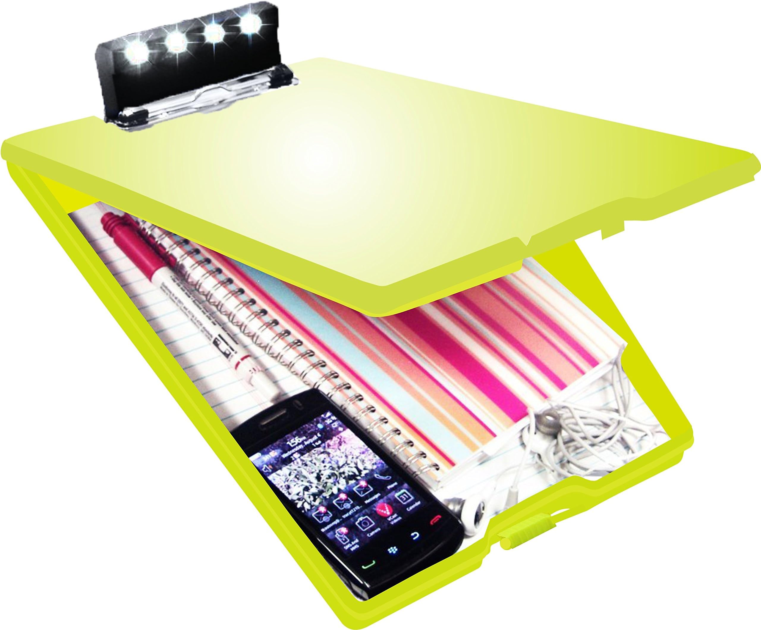 Niton Equipment ATB009 Hi-Vis Nite Redi Illuminated Storage Board/Clipboard - Yellow