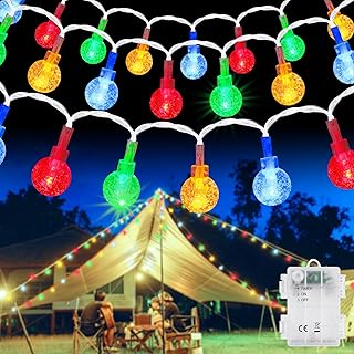 AUAUY Fairy Lights Battery Operated Outdoor Lights, 6M 40 LE
