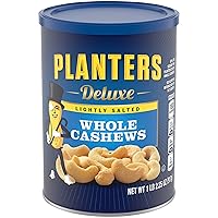 Vista 1 de PLANTERS Anacardos Sabor Dona de Sidra de Manzana 13oz + Anacardos Deluxe Ligeramente Salados, Aperitivos para Fiestas, Proteína de Origen Vegetal