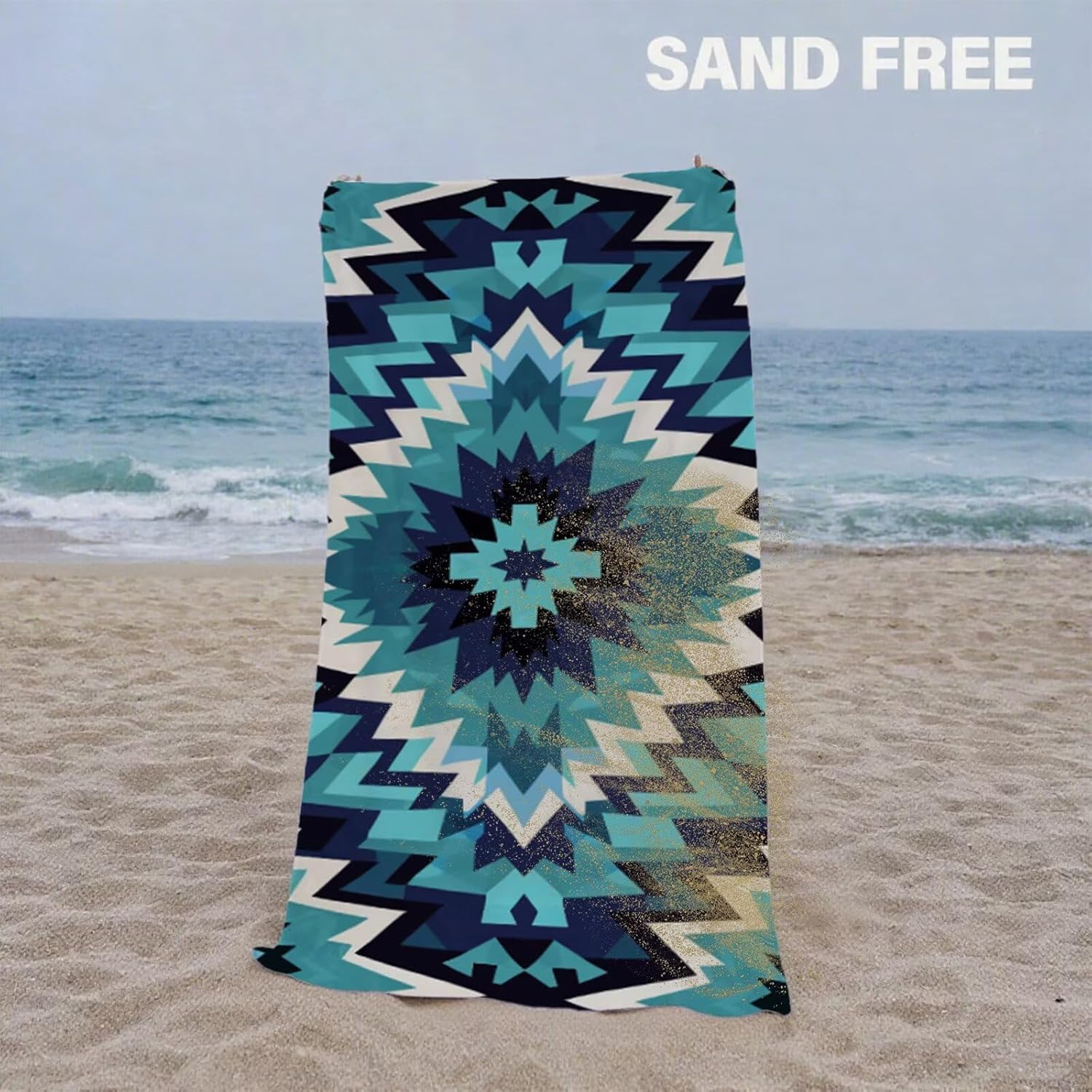 Beach Towel 90x180cm Bath Towels, Quick Dry Microfiber Towel, Sand Free, Super Absorbent, Lightweight, Compact Design, Towels for Bathroom Travel, Pool, Gym, Camping, Beach Vacation Essentials A2-365